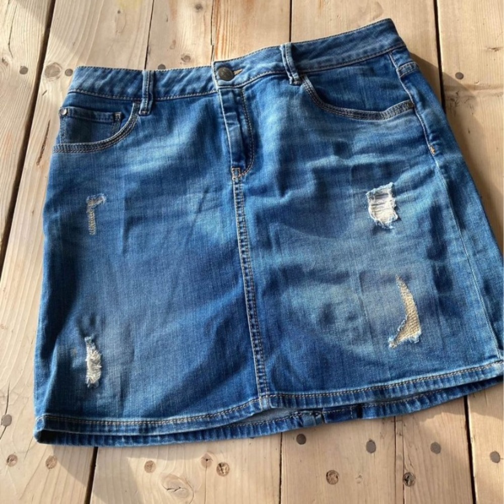 Short Jean Skirt